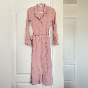 WILFRED NWOT longsleeve shirt dress